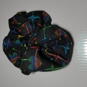 1/4 inch elastic at 8 length EKG Heartbeat in Fannel